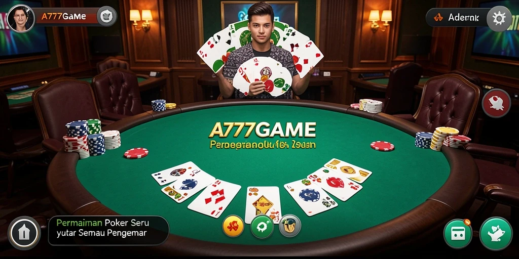Tangkapan layar gameplay A777GAME yang menarik dan dinamis.