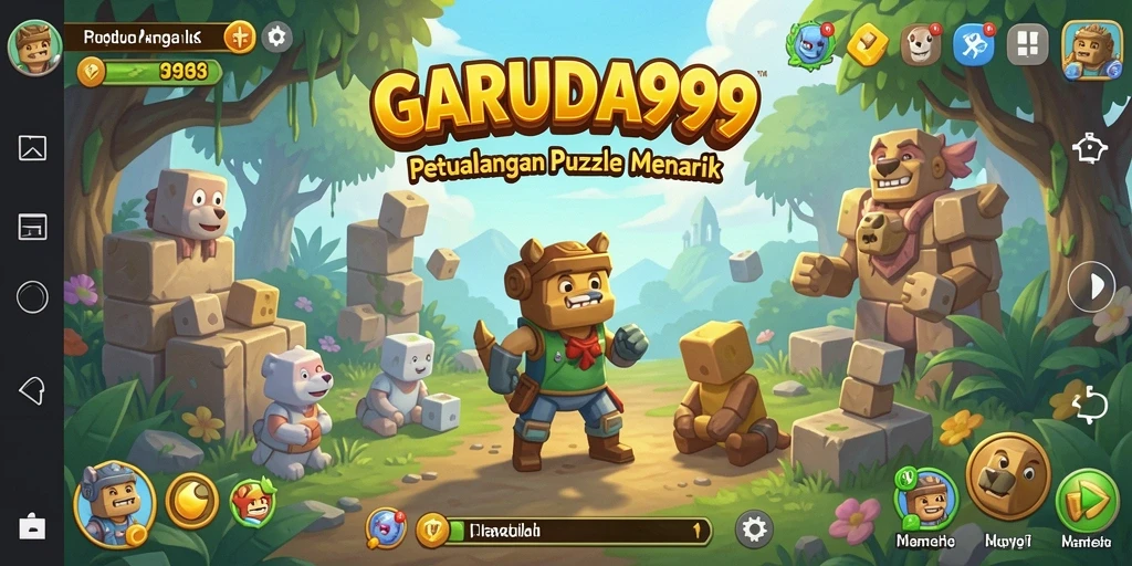 Tampilan gameplay seru GARUDA999 yang menantang.
