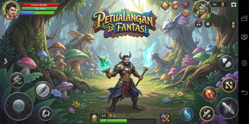 Tampilan gameplay seru dalam <strong>ID6788</strong> saat menjelajahi dunia fantasi.