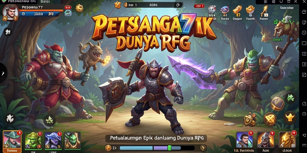 Gameplay PESONA77 yang mendebarkan dengan aksi RPG yang seru.