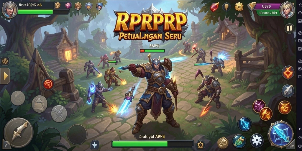 Gameplay seru dengan pertarungan real-time yang mendebarkan.