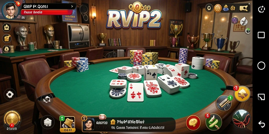 Tampilan gameplay QiuQiu yang seru di RVIP2.