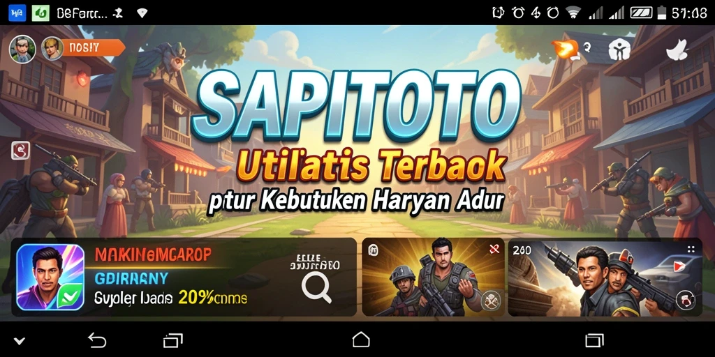 Tampilan antarmuka SAPITOTO yang sederhana dan fungsional.