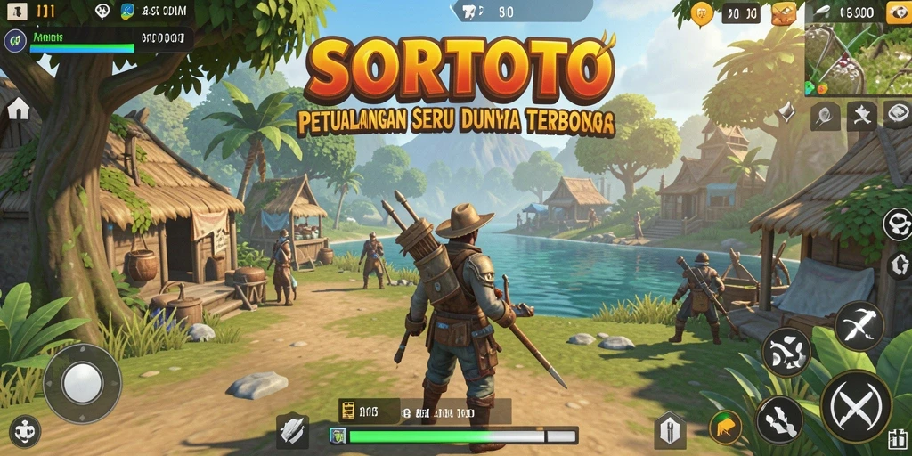 Tampilan gameplay menawan di dunia Open World SORTOTO.